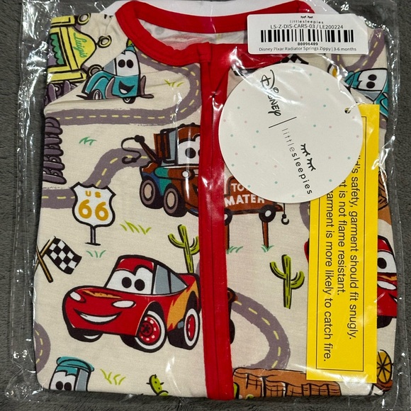 Little Sleepies Disney Pixar Cars Radiator Springs Zippy NIP/NEW - Picture 3 of 4